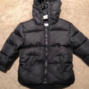 Black puffy jacket